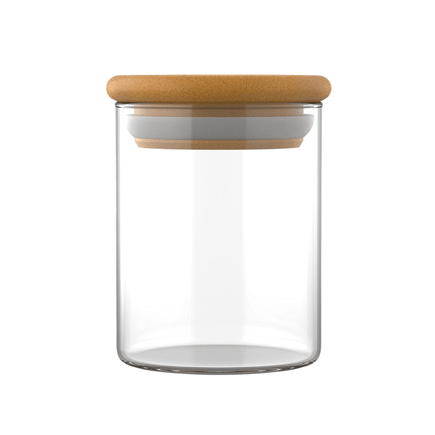 Glass Storage Jar With Airtight Bamboo Lid