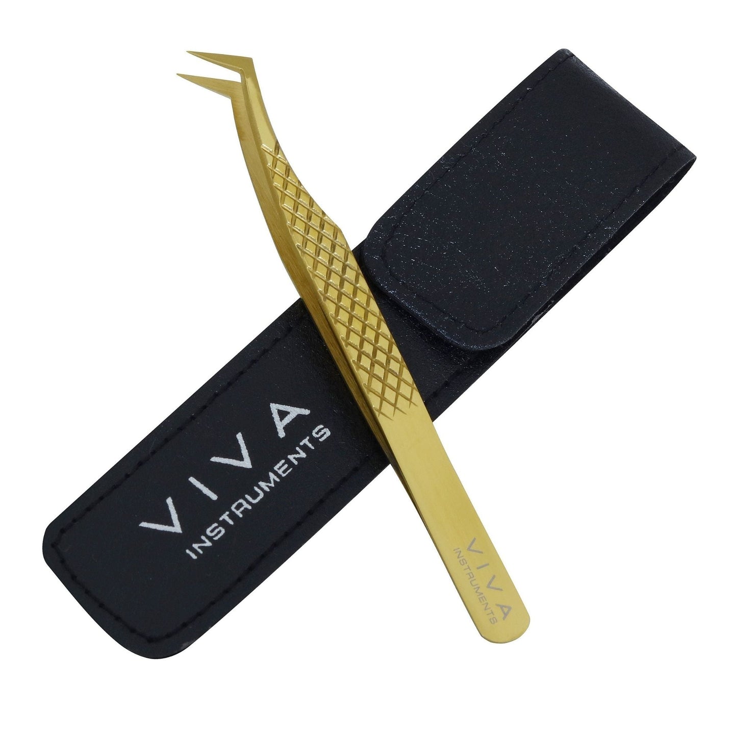 Eyelash Tweezer - 45 Degree - Gold