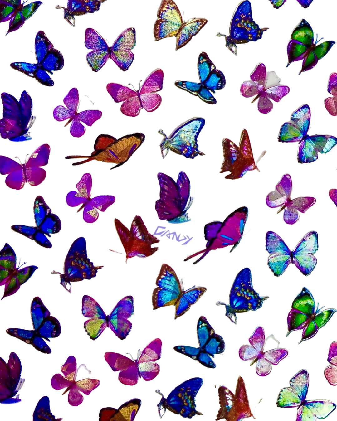 Butterfly Nail Art Stickers