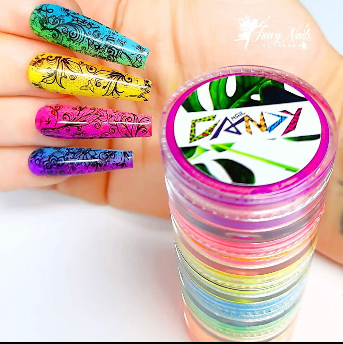 🧡💚💖 NEON PIGMENT NAIL POWDERS