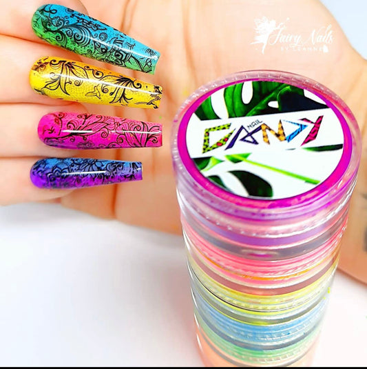 🧡💚💖 NEON PIGMENT NAIL POWDERS