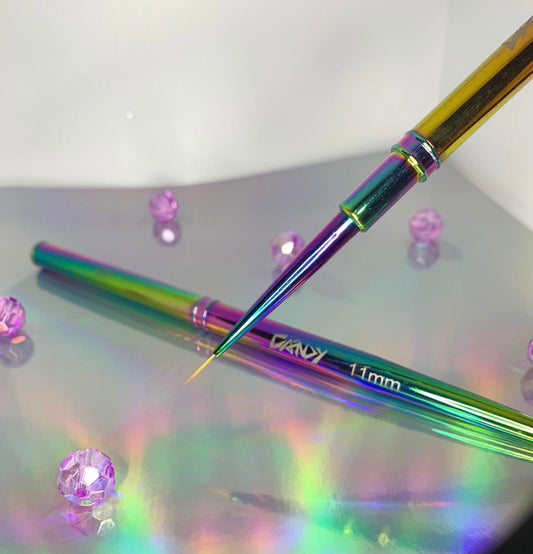 ๐ Rainbow Fine Liner Nail Art Brush 11mm