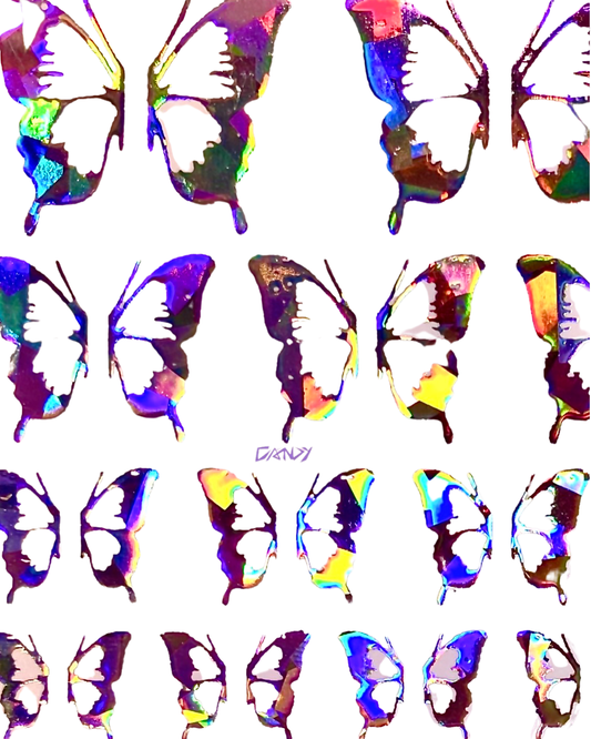 Butterfly Nail Art Stickers