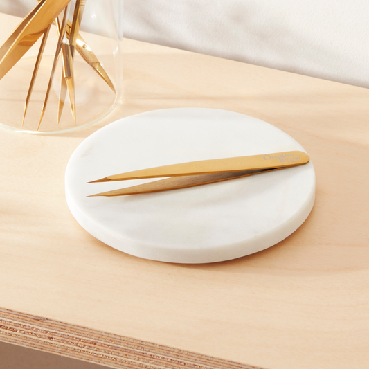 Gold Sharp Pointed Precision Luxury Tweezers