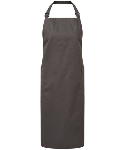 Recycled Polyester And Cotton Bib Apron, Organic And Fairtrade Certified