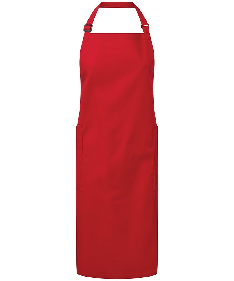 Recycled Polyester And Cotton Bib Apron, Organic And Fairtrade Certified