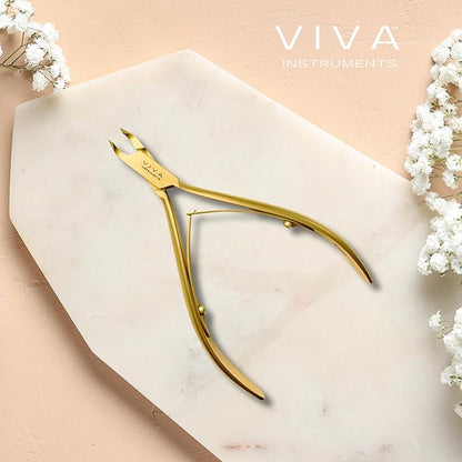 Cuticle Nipper Gold - 5mm Double Spring