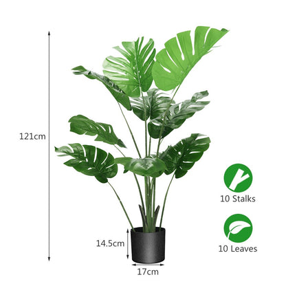 120cm/152cm Artificial Monstera Plants for Indoor Decoration-1.2M