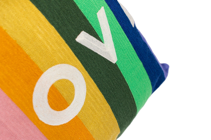 LOVE Needlepoint Cushion