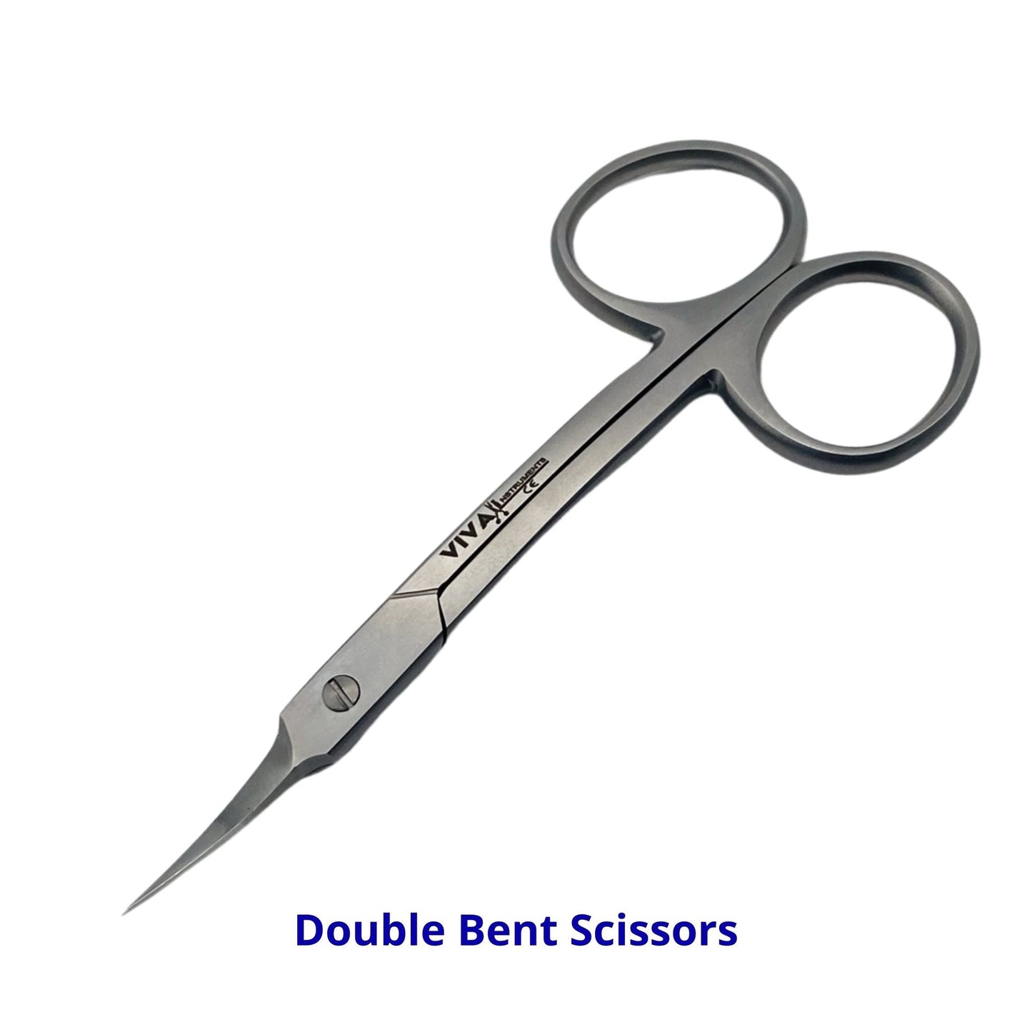 Cuticle Nail Scissors - 9.5cm Double Bent