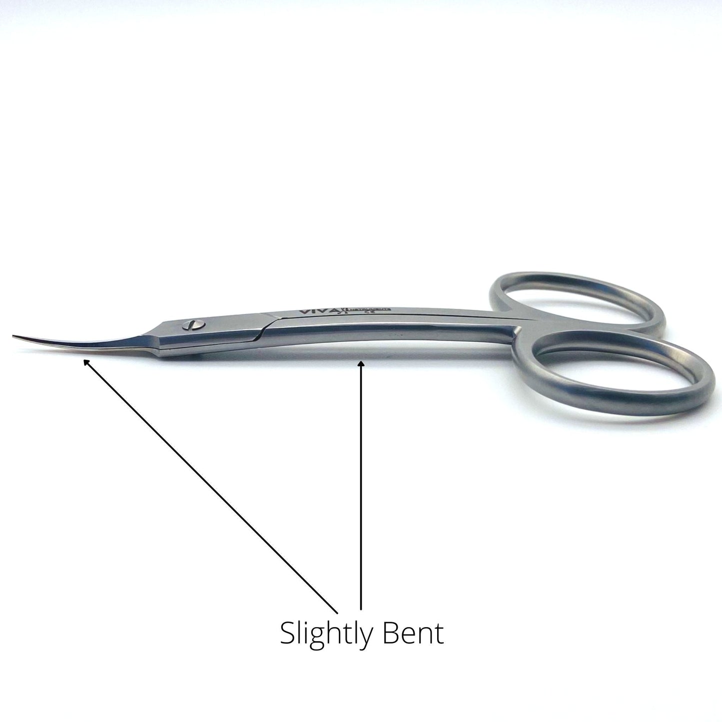 Cuticle Nail Scissors - 9.5cm Double Bent