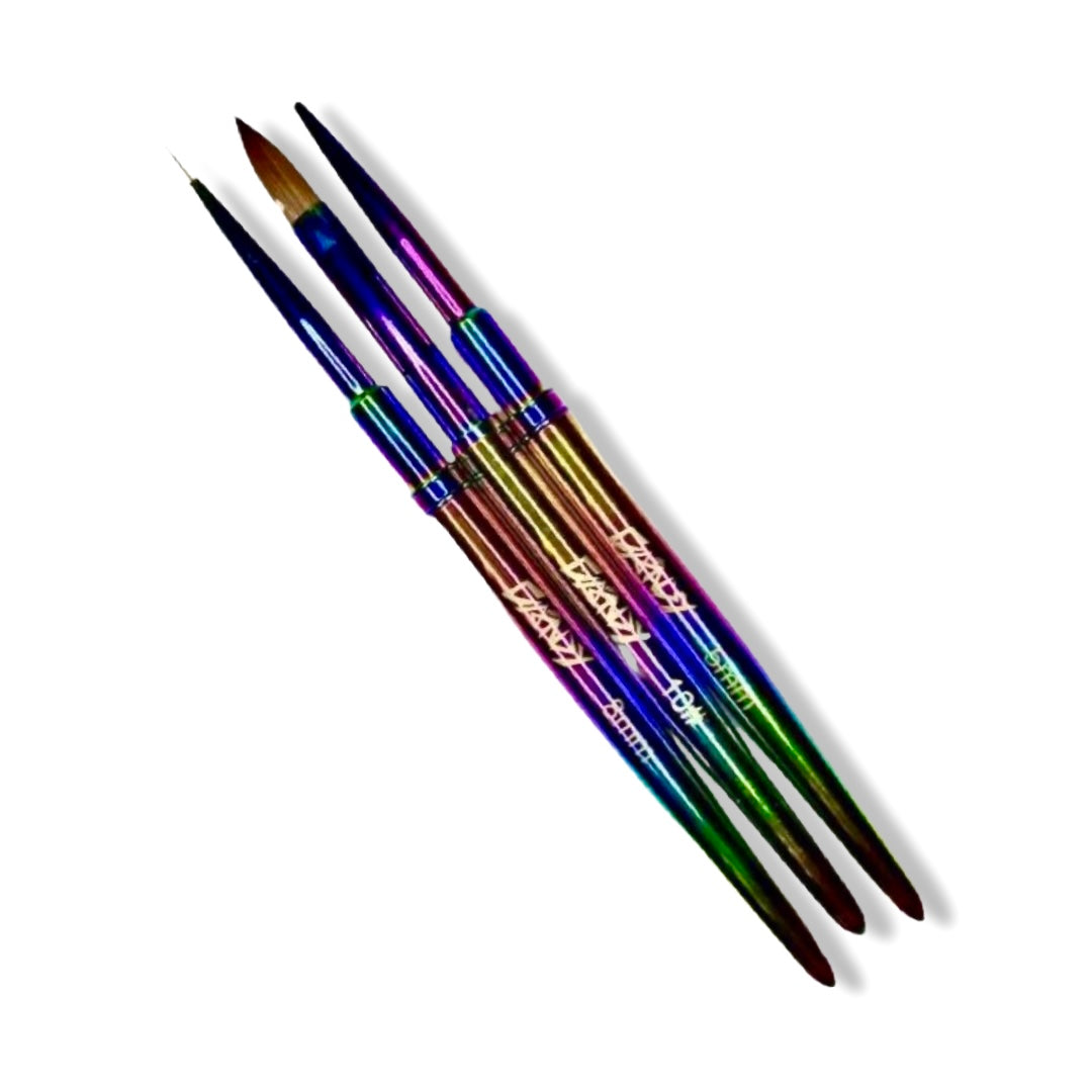 Rainbow Acrylic & Art Brush Bundle