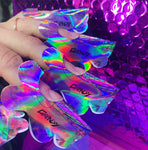 NEW 100 x Ultimate Flowerbomb Holo Nails Forms