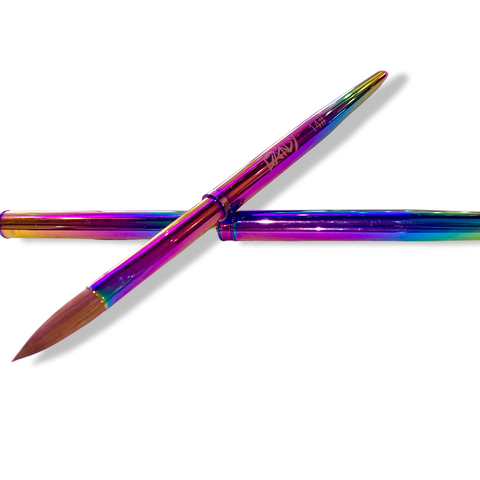 🌈 Rainbow Pro Acrylic Kolinsky Brush 14#
